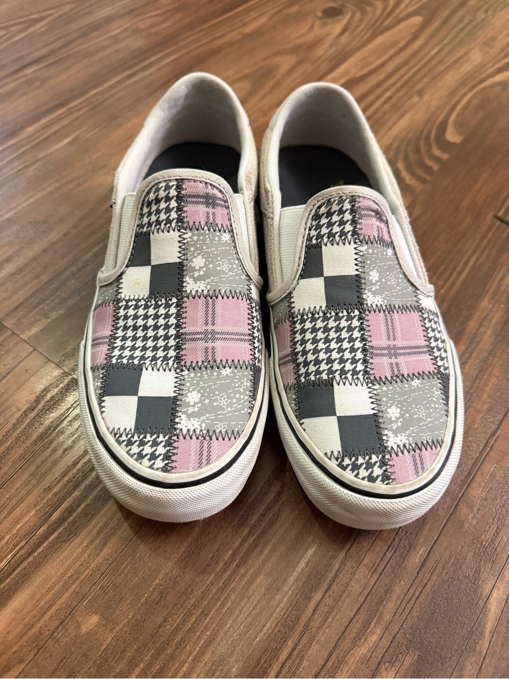 Womens Van deluxe comfort Pink and Gray
